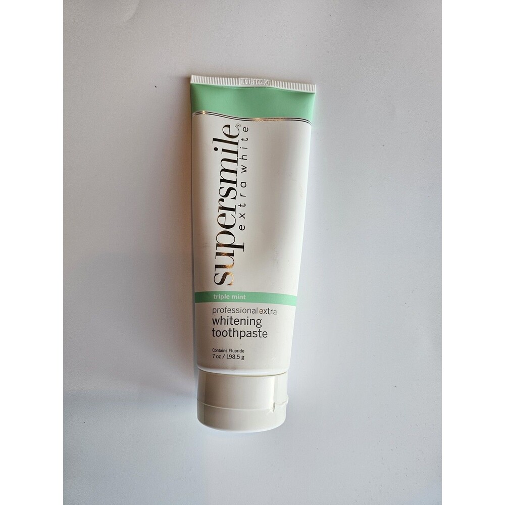 Supersmile Extra White Teeth Whitening System Toothpaste Triple Mint Exp 2022
